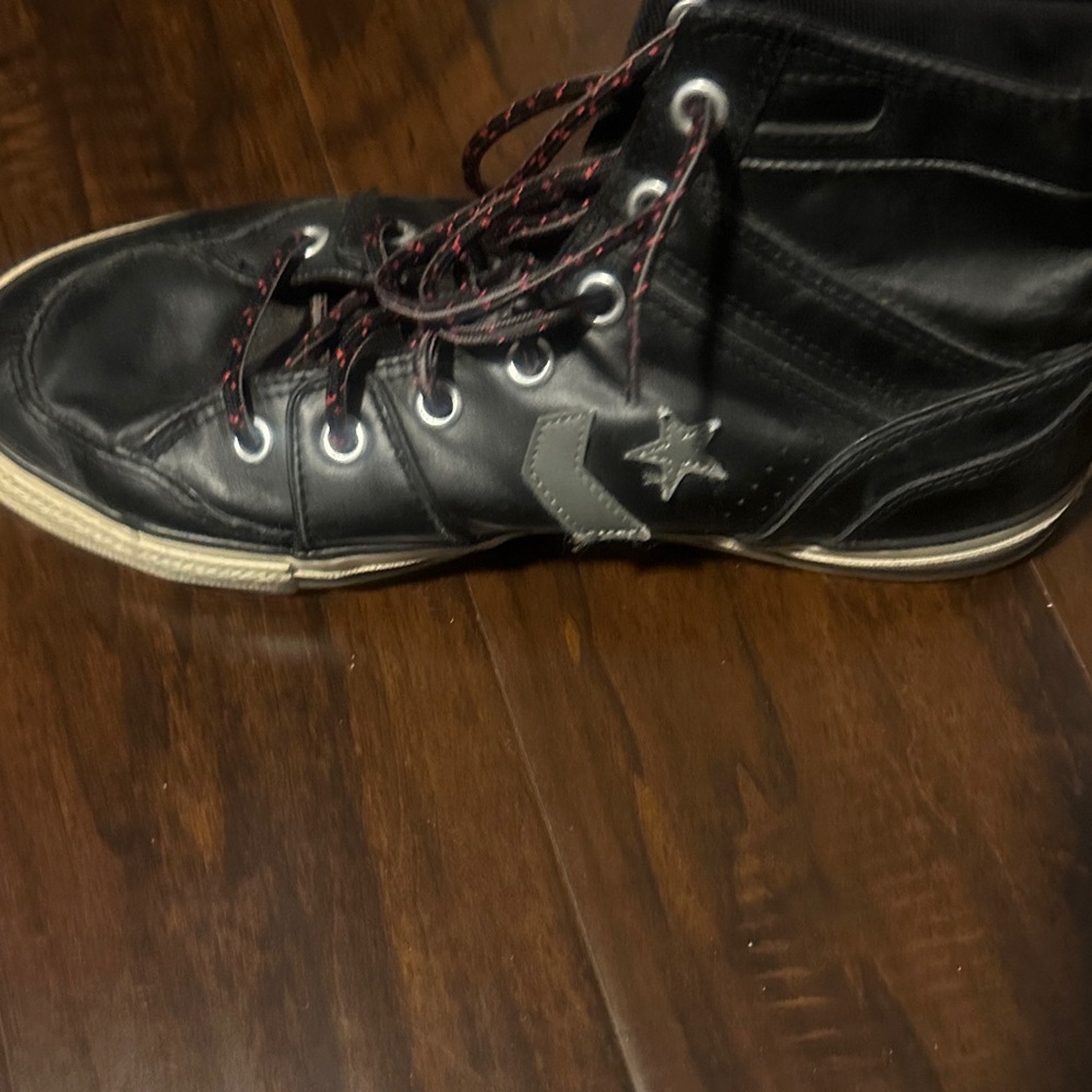 Converse Black and Gray High-Top Sneakers